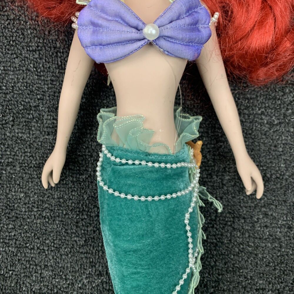 Disney Aladdin Princess Jasmine & Princess Ariel Keepsake Porcelain Doll 2003 - Picture 10 of 15